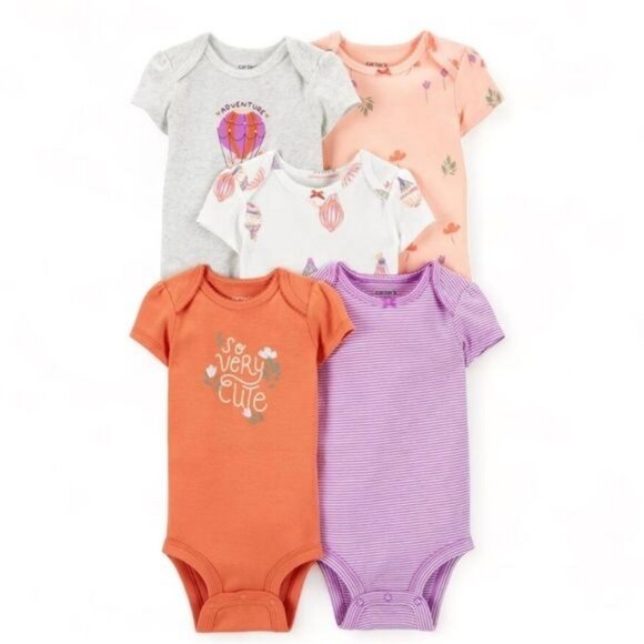 Carter's Other - Carter's baby-girls Multi-pk Bodysuits 126g330 Size 12M